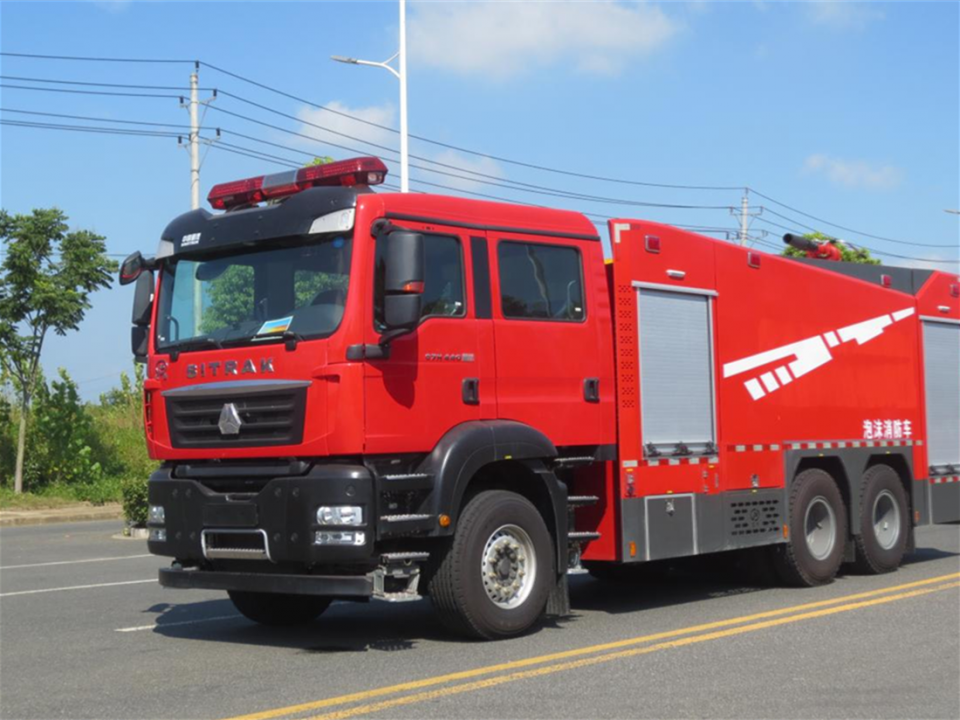 豪沃單橋水罐消防車（13噸）圖片